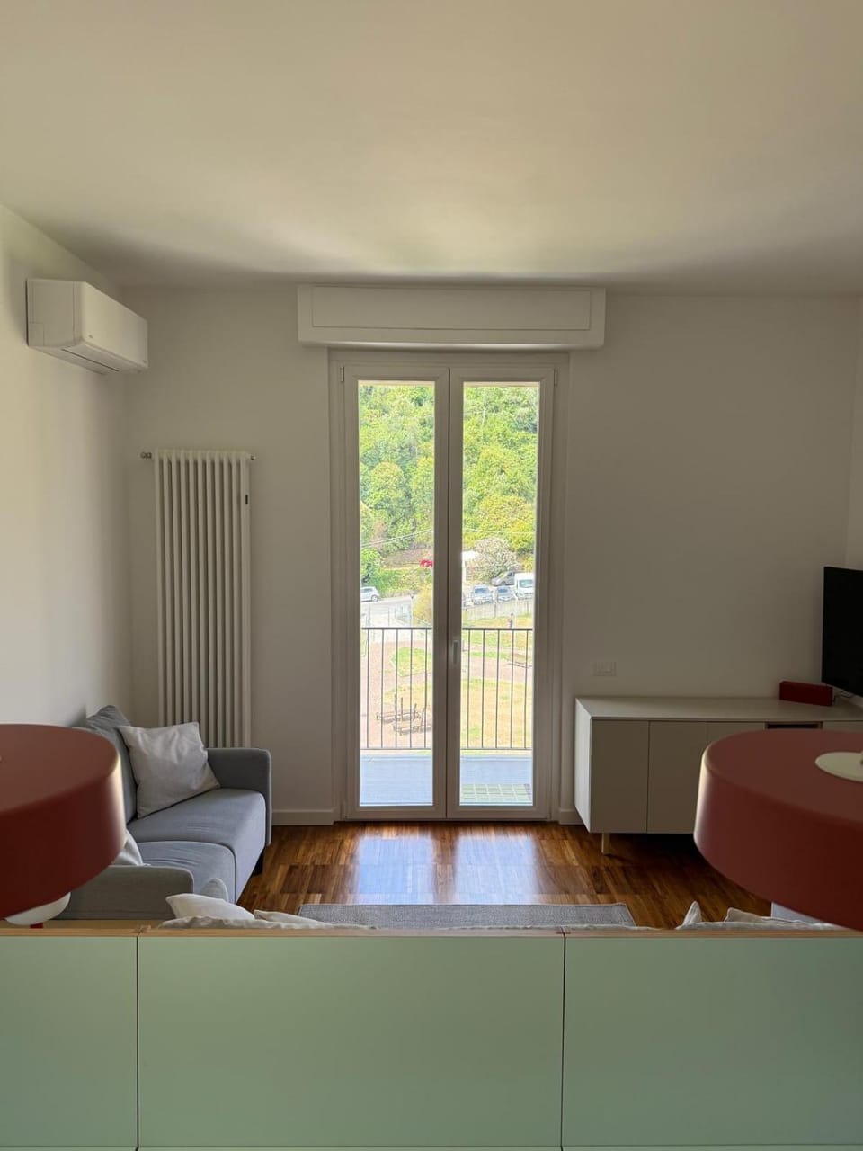 Living room, air conditioner