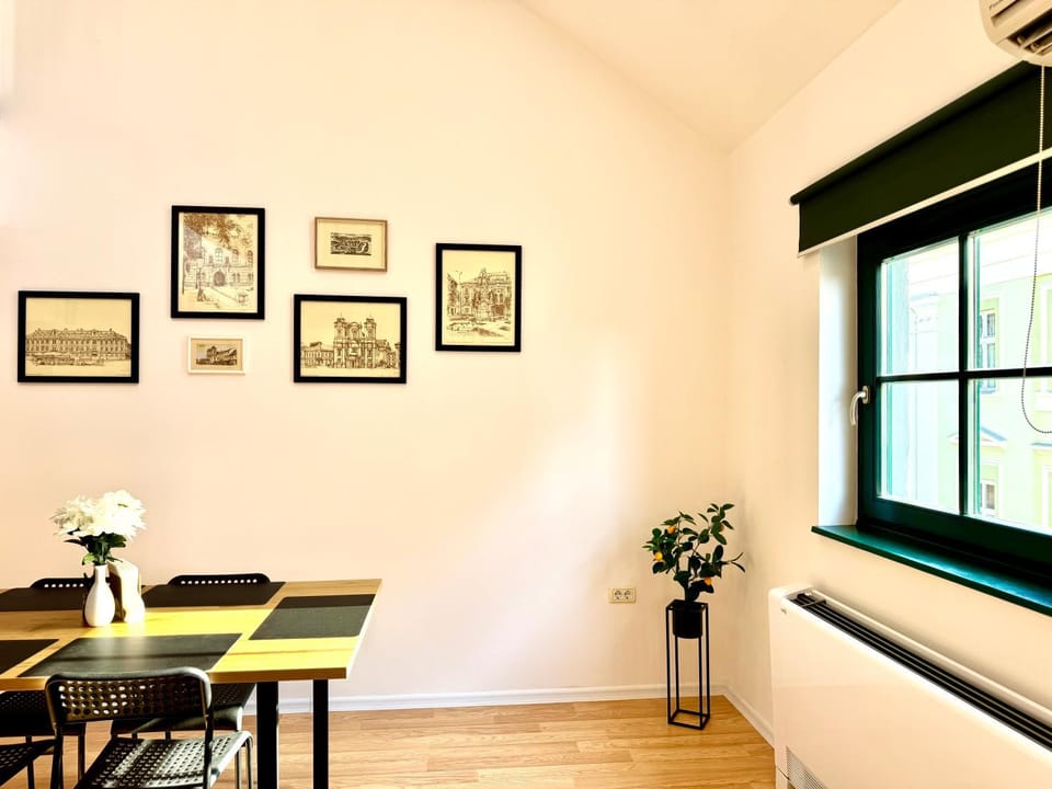 Dining area, air conditioner