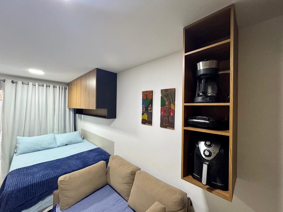 Flat com Hidromassagem Privativa e Piscina no Rooftop no Centro de Porto Apartment in Ipojuca