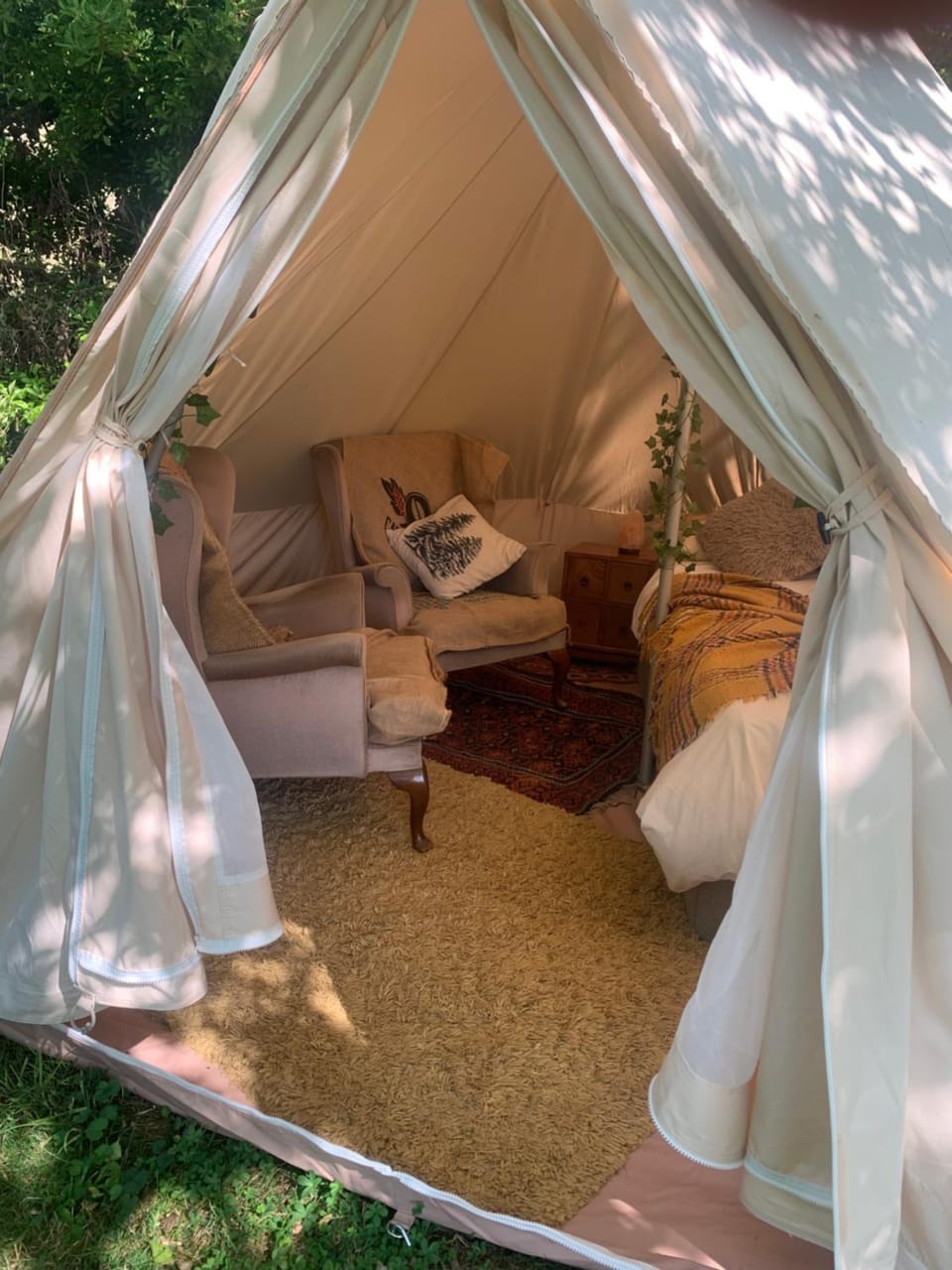 Plum Tree Glamping near Brighton Luxury tent in Brighton