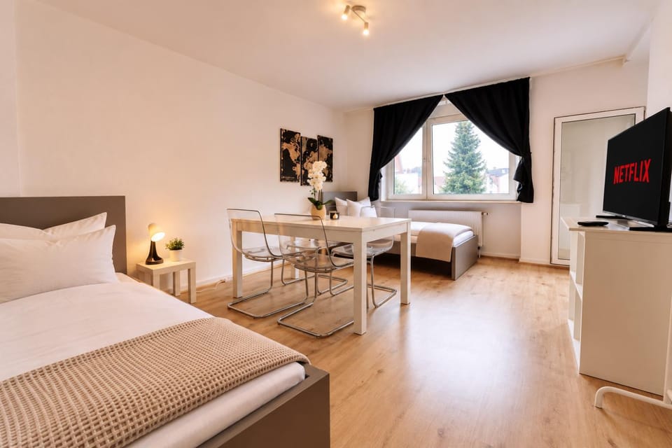 Workerslodge Krefeld Apartment für 6 Gäste mit Garage & Balkon Apartment in Krefeld