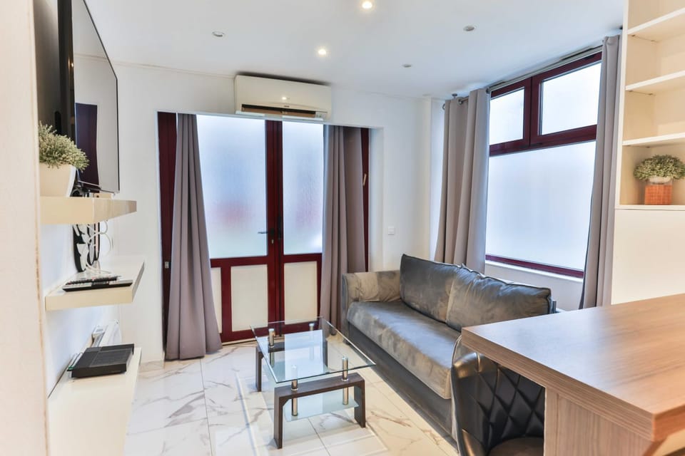 Living room, air conditioner
