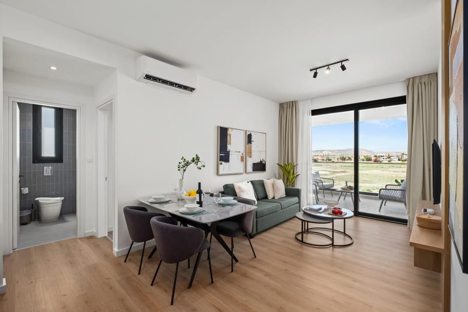 Living room, air conditioner