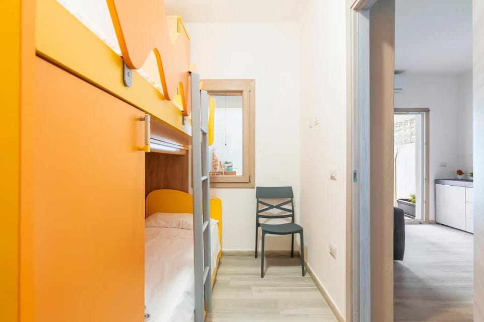 Property building, Living room, Bedroom