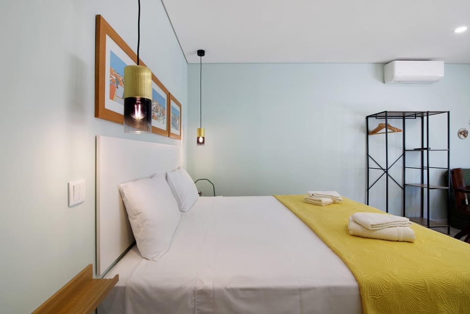 Property building, Living room, Bedroom