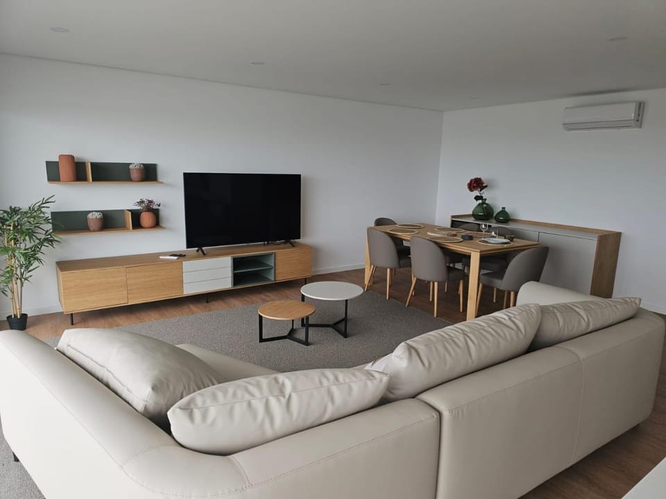 Living room, Seating area, Dining area, air conditioner