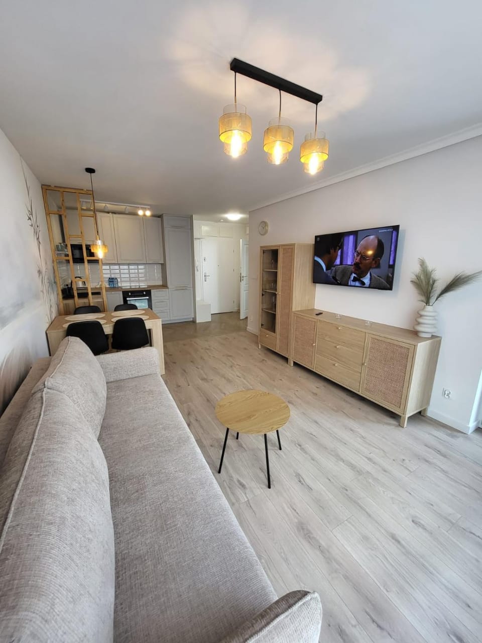 TV and multimedia, Kitchen or kitchenette, Living room, Seating area