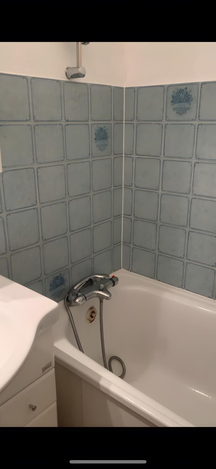 Bathroom, Living room