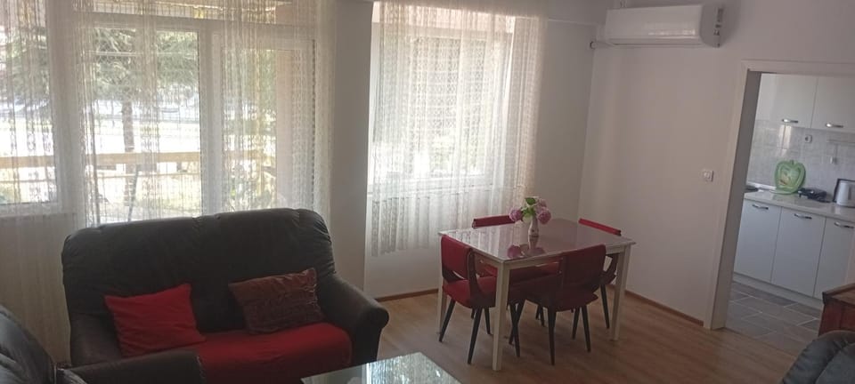 Dining area, air conditioner