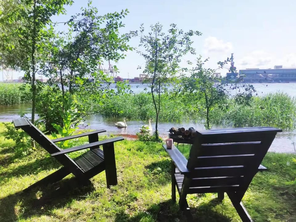 Minimalist riverside hideout Campground/ 
RV Resort in Riga