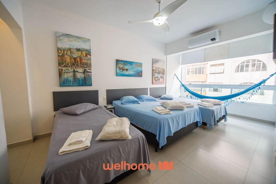 Apartamento em Santos a 50m da Praia do Gonzaga Apartment in Santos