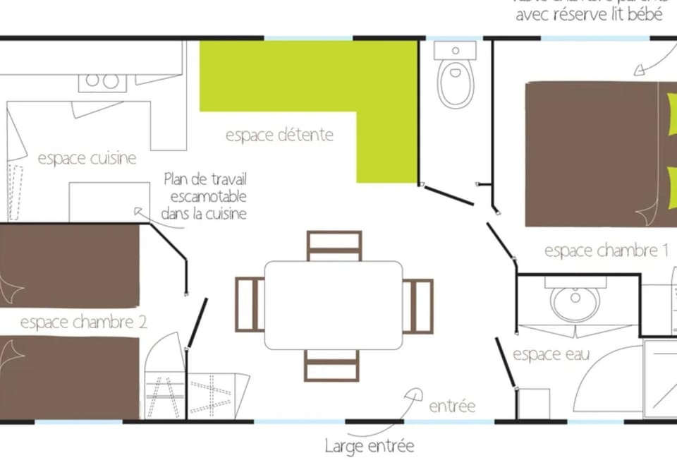 Mobil Home 2 chambres House in Haute-Savoie