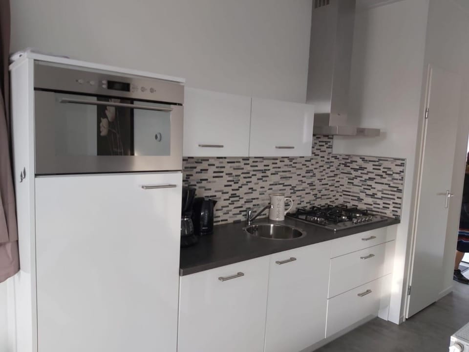 Kitchen or kitchenette, dishwasher, oven