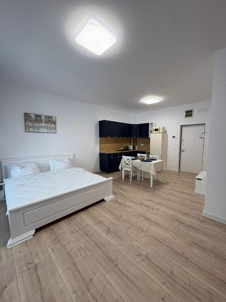 Bed, Kitchen or kitchenette, Bedroom
