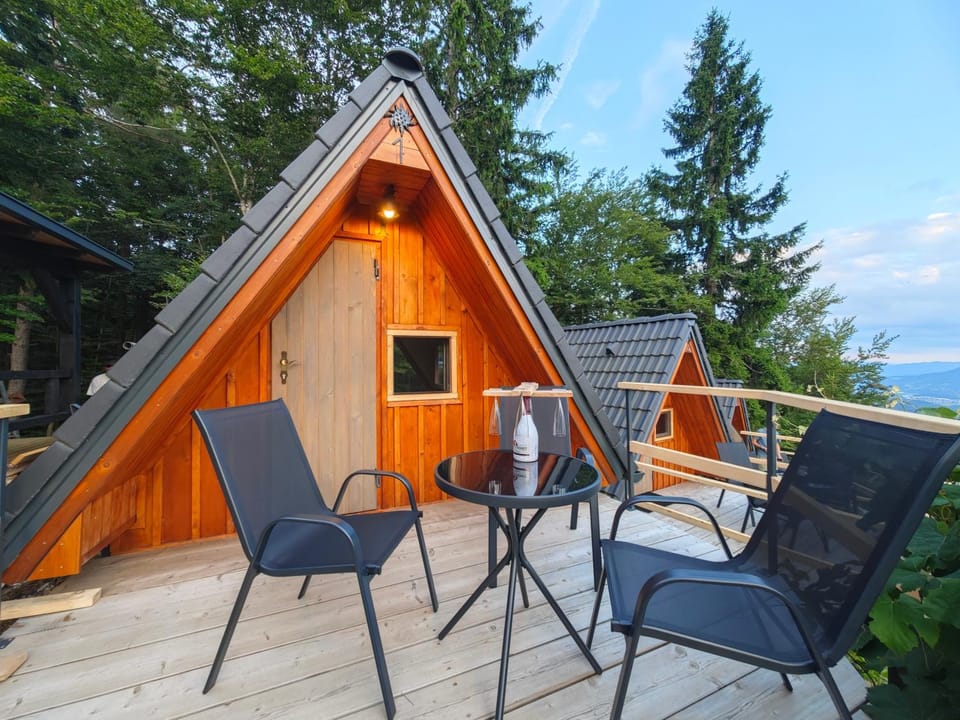 Property building, Patio, Natural landscape, View (from property/room), Balcony/Terrace, Mountain view, sunbed