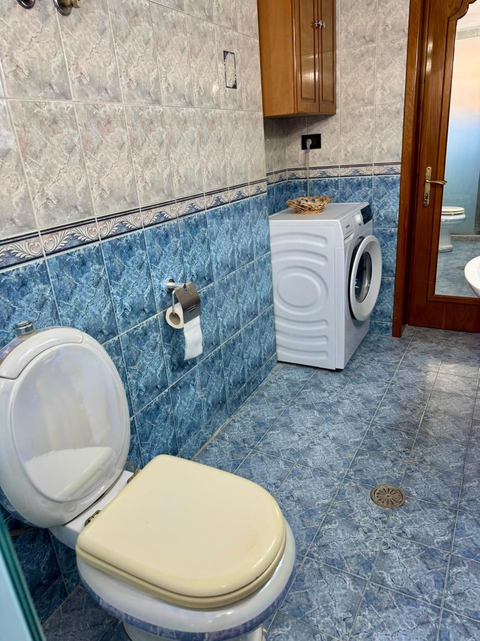 Toilet, Bathroom, washing machine