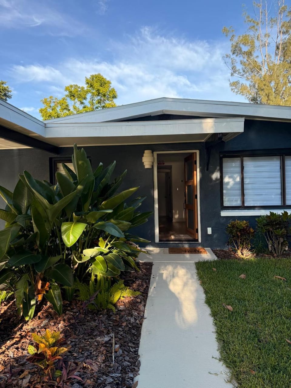 Property building, Garden view