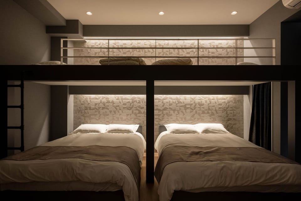 Bed, Photo of the whole room, Bedroom, bunk bed