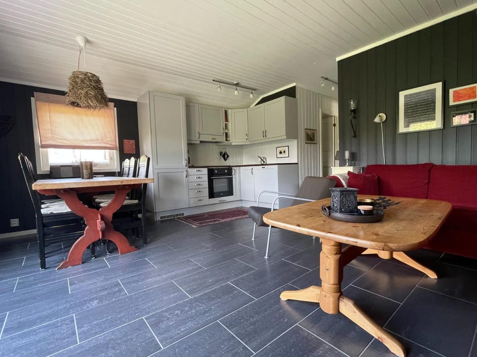 Kitchen or kitchenette, Living room, Dining area