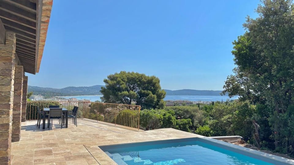 Patio, Natural landscape, Pool view, Sea view, Swimming pool