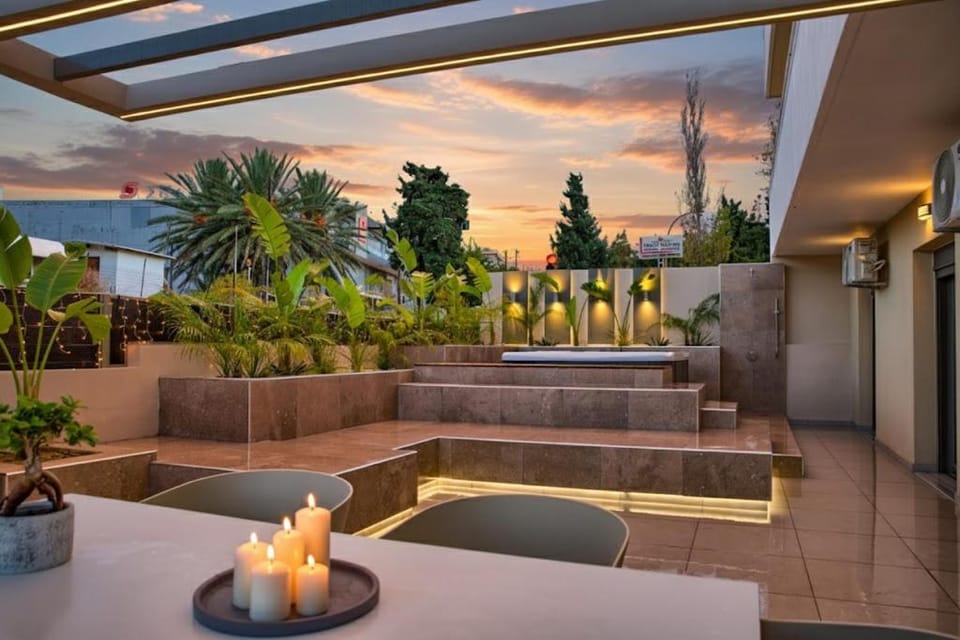 Patio, Natural landscape, Garden, View (from property/room), Seating area