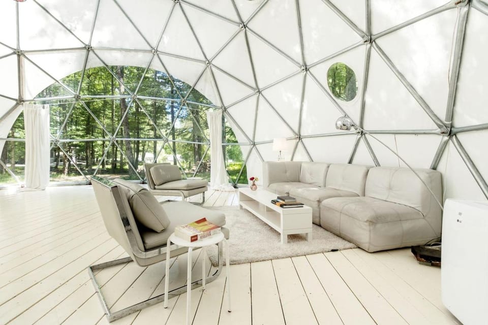 Incredible Spacious Dome for A Group Glamping Experience Surrounded by Nature in Woodridge, New York House in Hudson Valley
