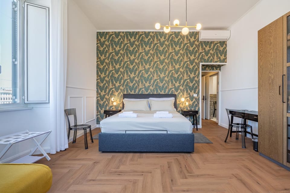 Bed, Photo of the whole room, Bedroom, wardrobe