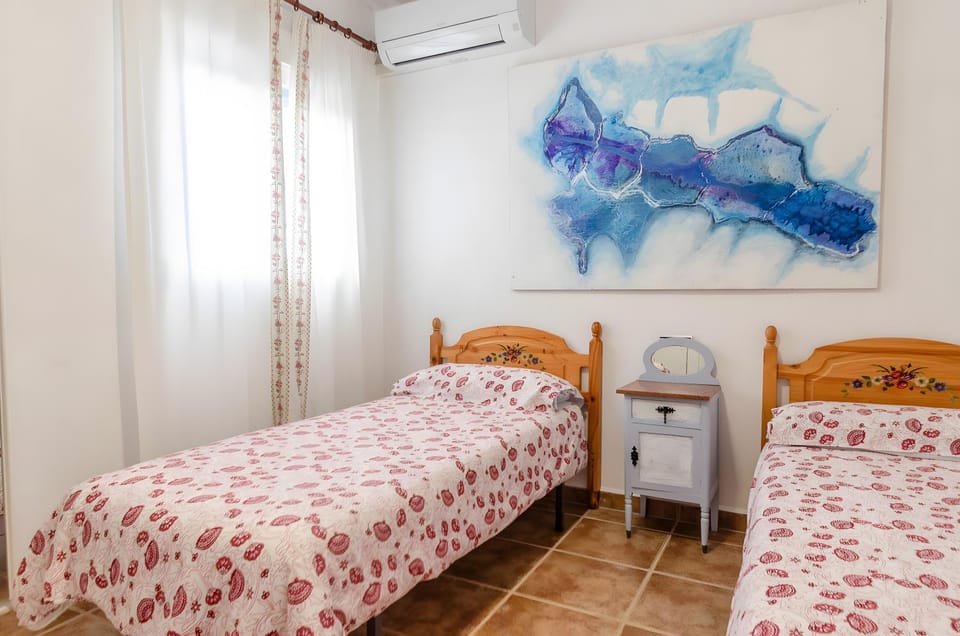 Property building, Living room, Bedroom
