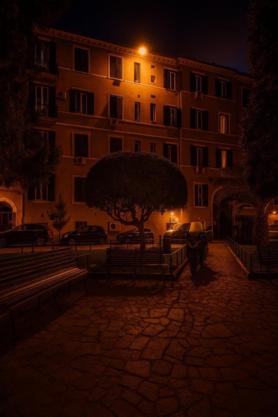 Property building, Night