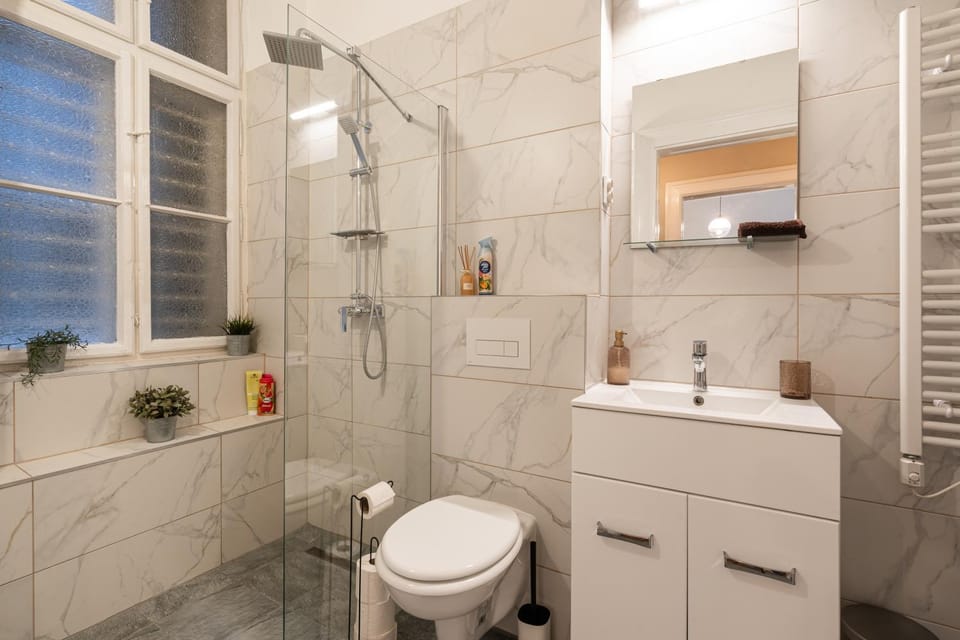 Shower, Toilet, Bathroom, towels