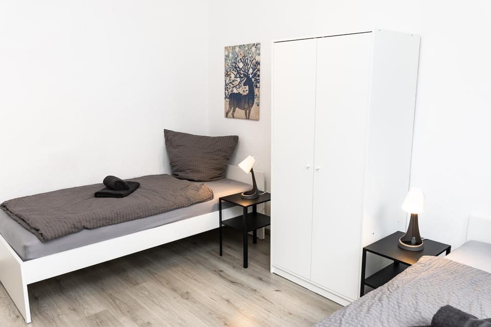 Bed, Photo of the whole room, Bedroom, wardrobe