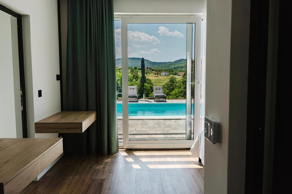 Natural landscape, Pool view, sunbed
