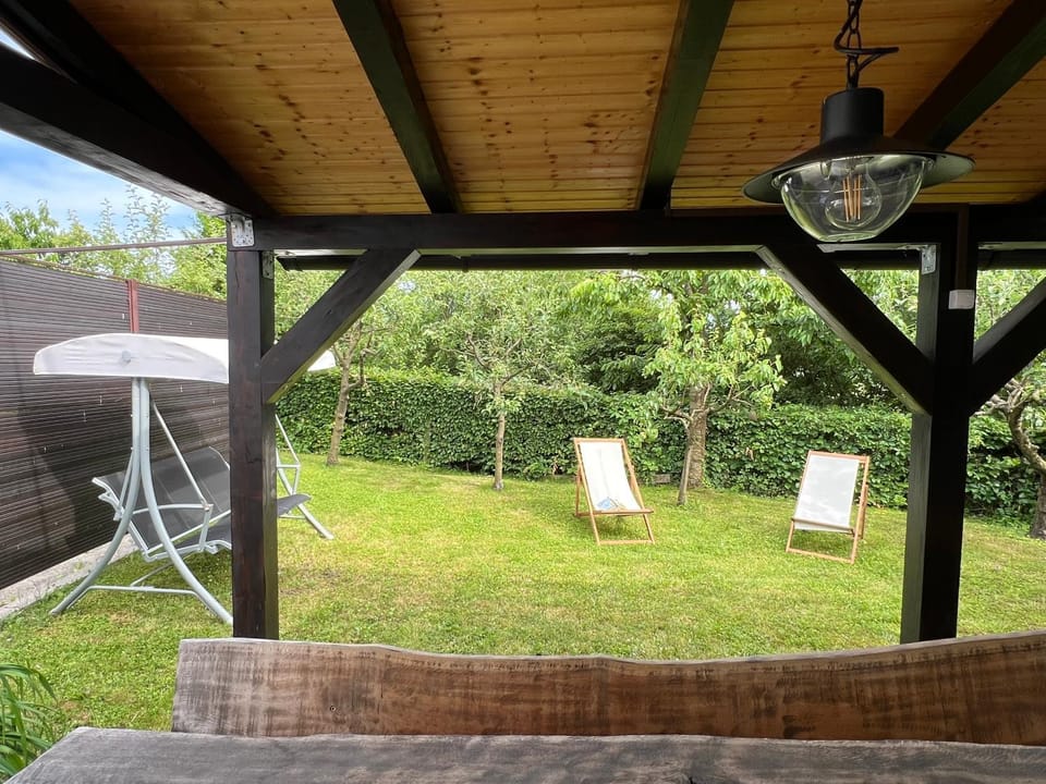 Garden view, sunbed