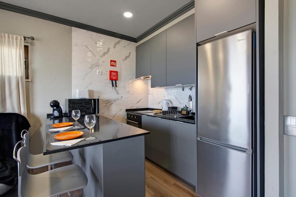 Kitchen or kitchenette, Living room