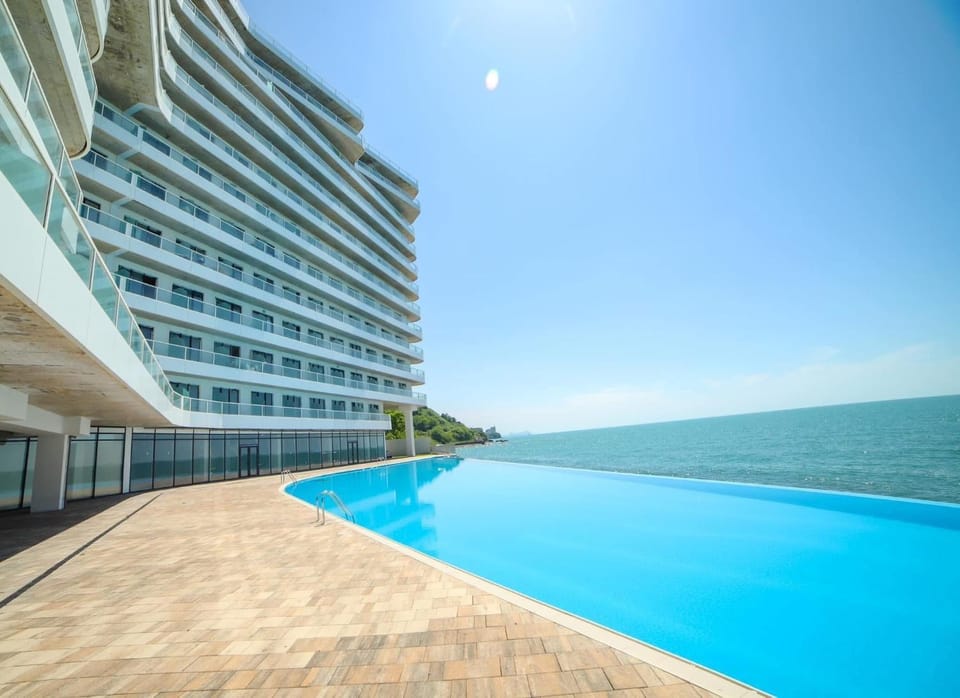 Property building, Pool view, Sea view, Swimming pool