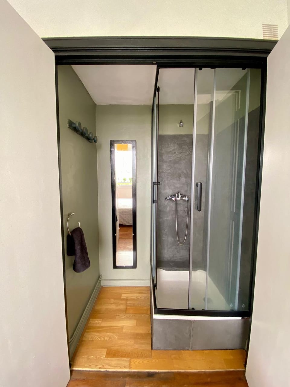 Bathroom, Living room