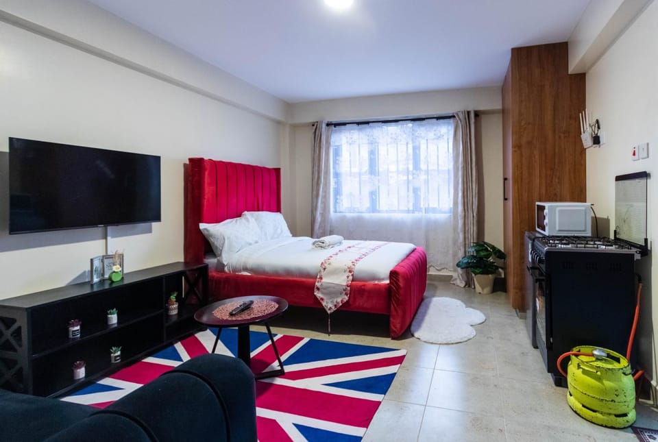 Burgundy Studio with free WI-FI Apartment in Kenya