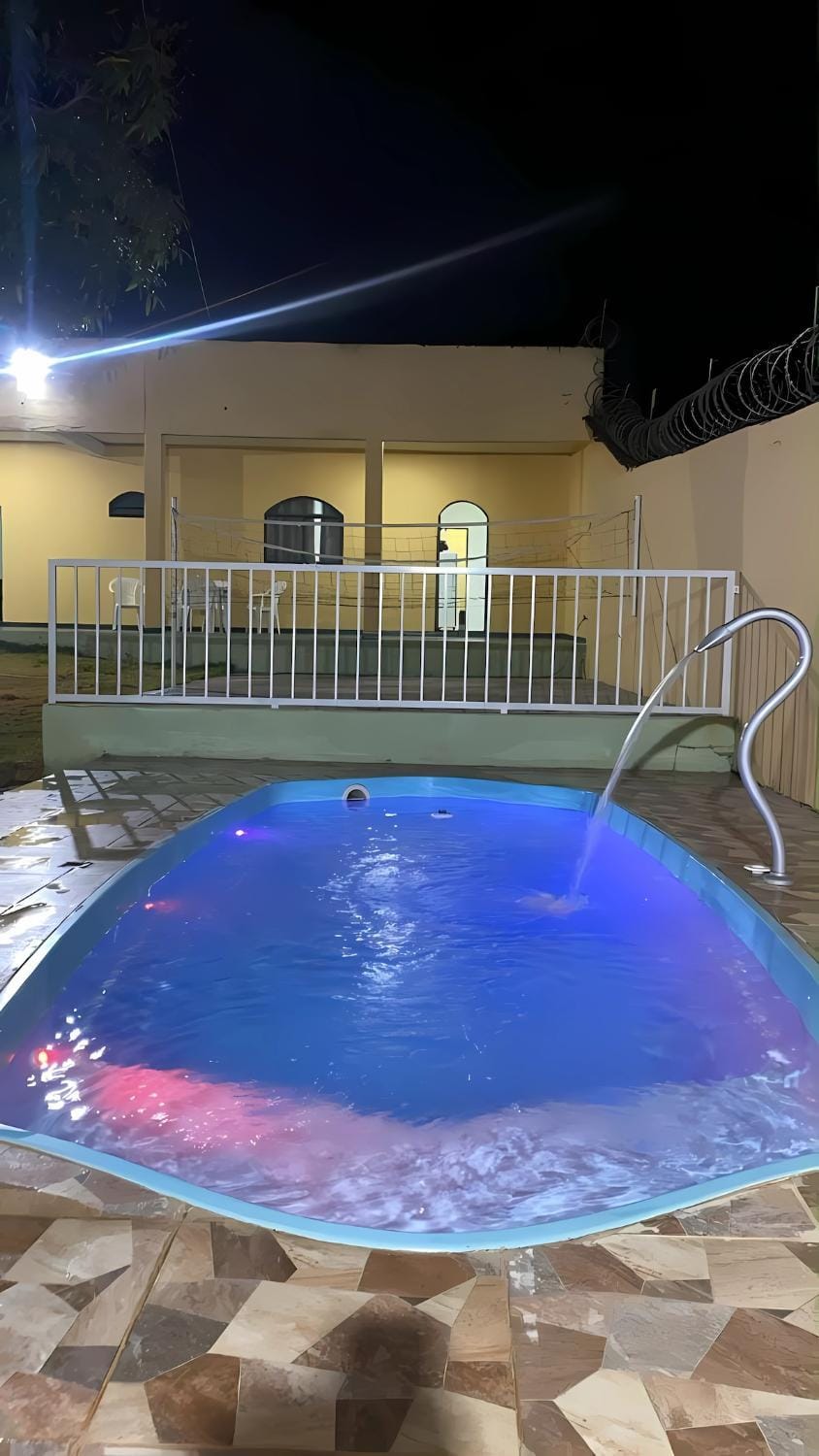Night, Swimming pool