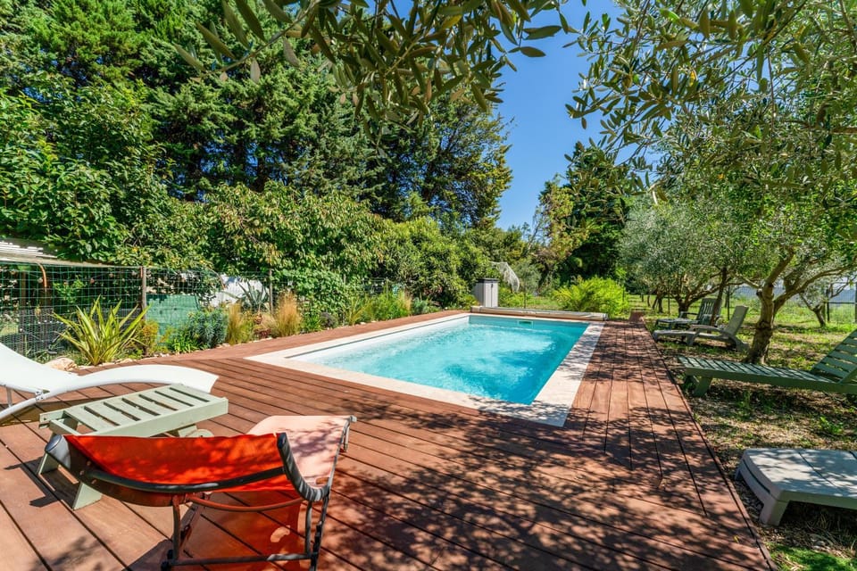 Property building, Living room, Swimming pool