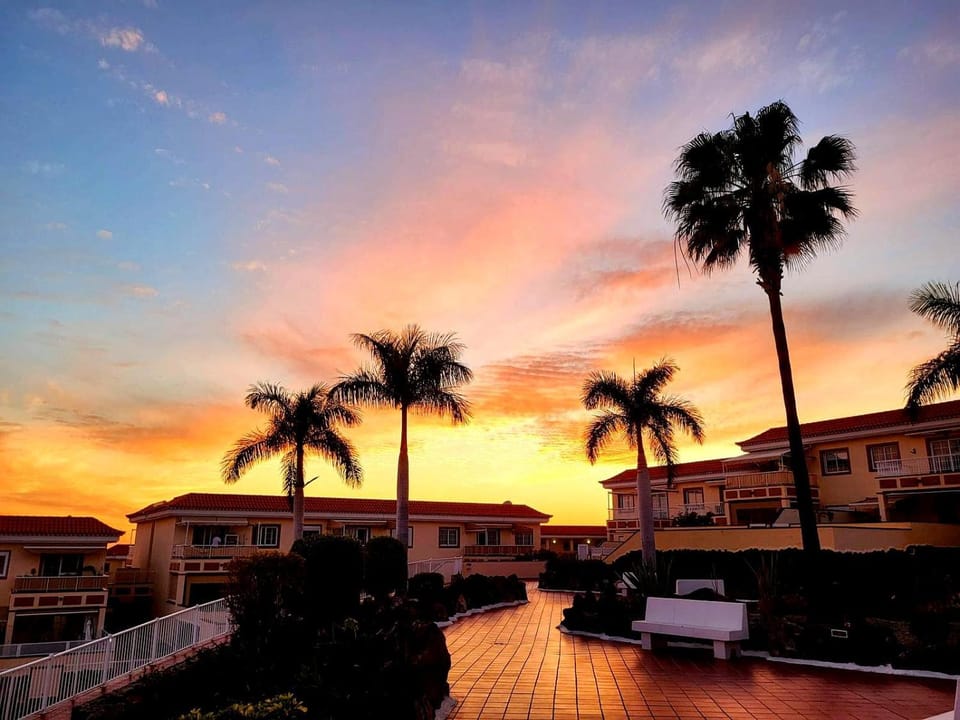 Property building, Sunset