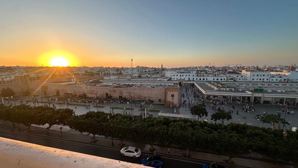 Nearby landmark, Natural landscape, Bird's eye view, City view, Sunset