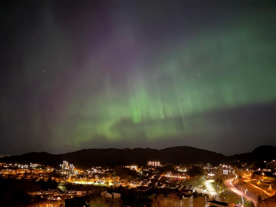 Night, Mountain view