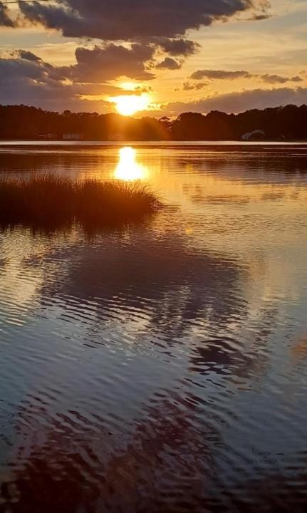 River view, Sunset