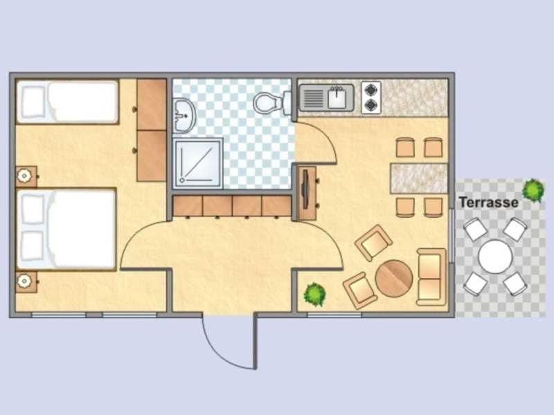 Bungalow mit Terrasse House in Glowe