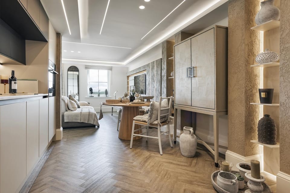 Kitchen or kitchenette, Living room, Dining area, kitchen, kitchen