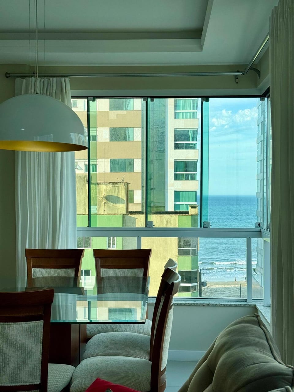 Natural landscape, View (from property/room), Living room, Seating area, Sea view