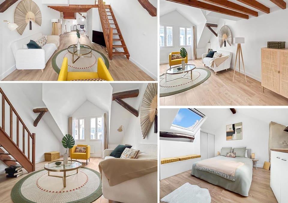 Bed, Living room, Bedroom