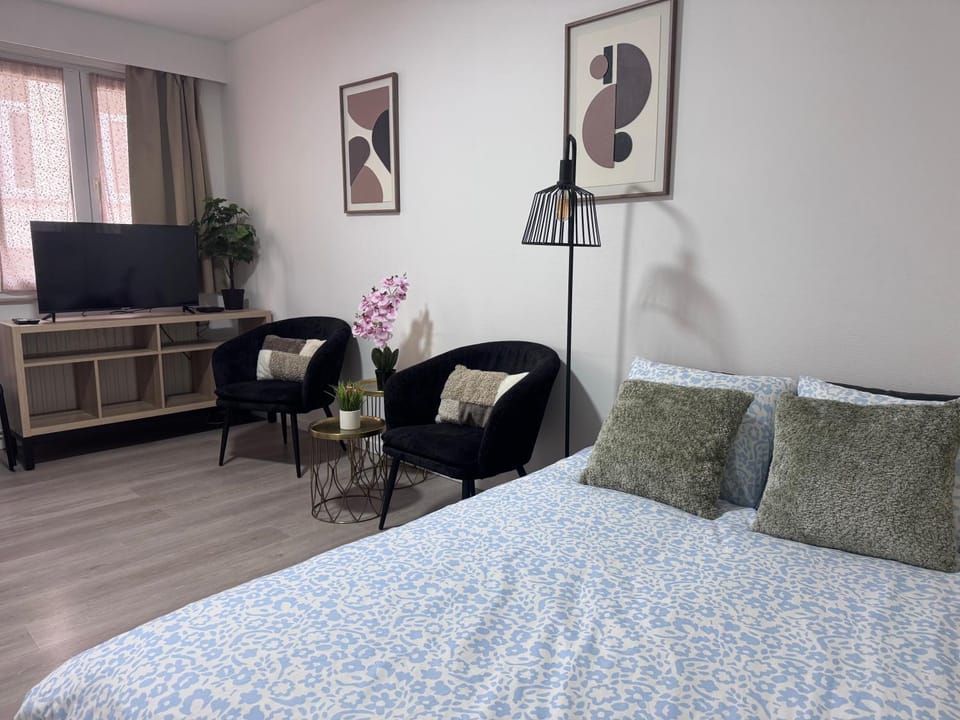 Bed, TV and multimedia, Photo of the whole room, Seating area