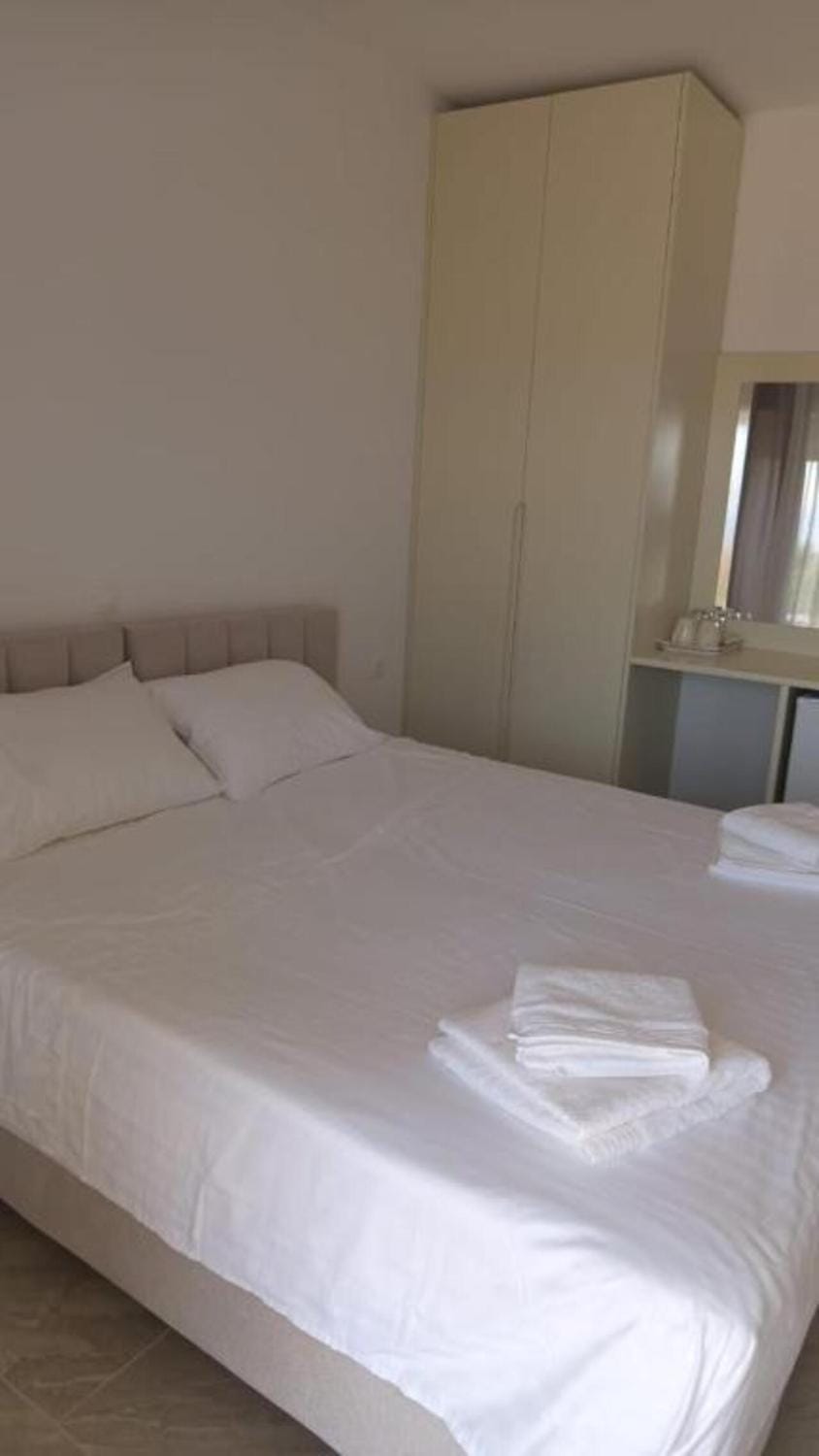 Bed, Photo of the whole room, Bedroom, towels, wardrobe