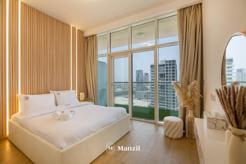 Bed, View (from property/room), Balcony/Terrace, Photo of the whole room, Bedroom